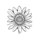 Aster Flower tattoo design idea