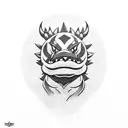 bowser tattoo design idea