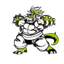 bowser tattoo design idea