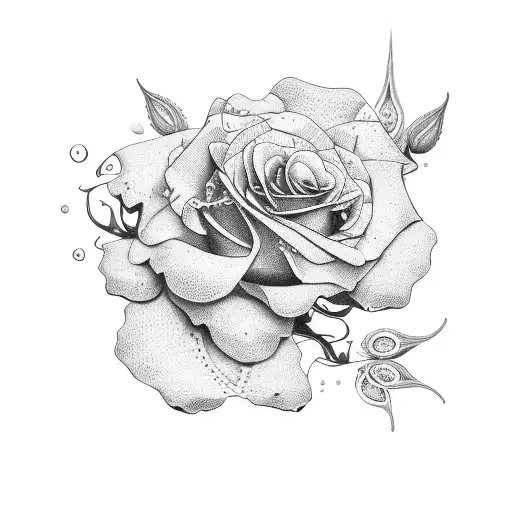 bayahibe rose tattoo design idea