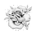 bayahibe rose tattoo design idea