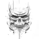 struggle, depression,perseverance tattoo design idea