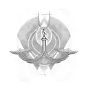 Ankh Symbol tattoo design idea