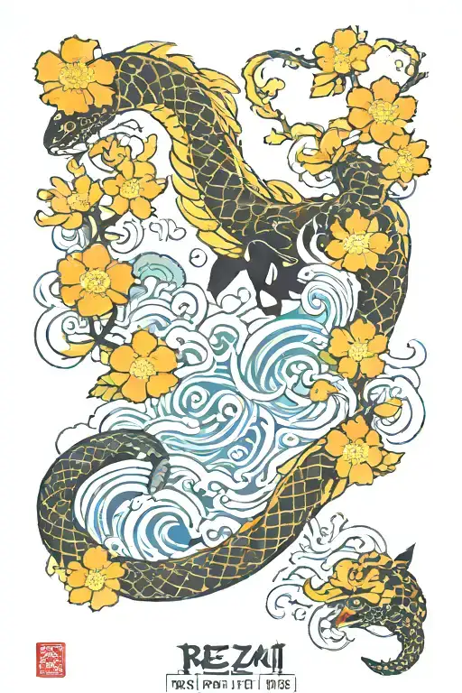 Thus the world was created tattoo design idea