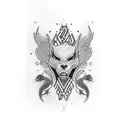 Emilia Sylvia tattoo design idea