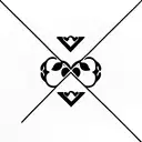 duality, love, hate  tattoo design idea