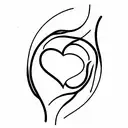 duality, love, hate  tattoo design idea