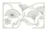 fans tattoo design idea