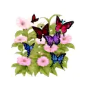 Butterfly tattoo design idea