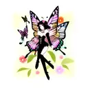 Butterfly tattoo design idea