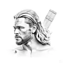 thor tattoo design idea