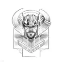 thor tattoo design idea