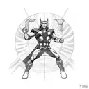 thor tattoo design idea