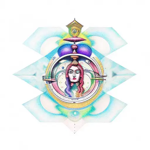 Virgo, Libra, and Scorpio Combination  tattoo design idea