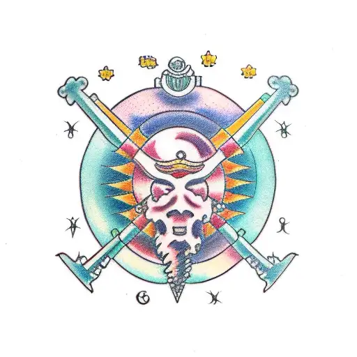 Virgo, Libra, and Scorpio Combination  tattoo design idea