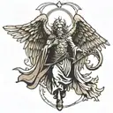 biblical accurate angel Ezekiel 1 tattoo design idea