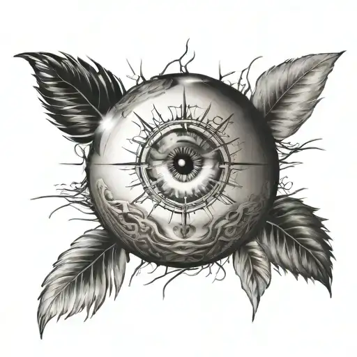 god consciousness / perception tattoo design idea