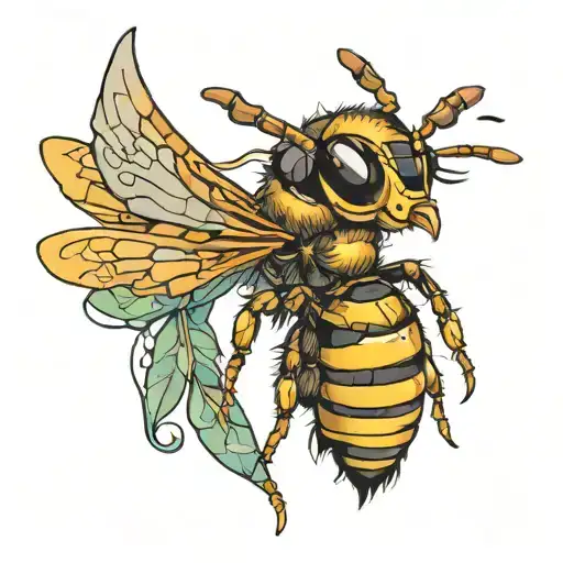 Hornet tattoo design idea
