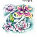 Lily tattoo design idea