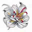 Lily tattoo design idea