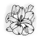 Lily tattoo design idea