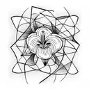 Lily tattoo design idea