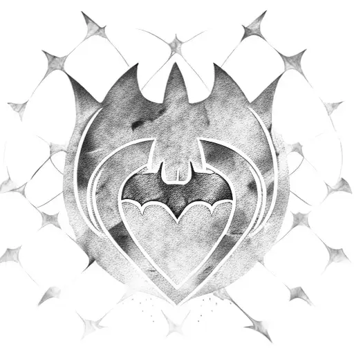 Batman Logo tattoo design idea