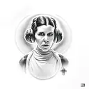 princess Leia tattoo design idea