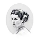 princess Leia tattoo design idea