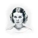 princess Leia tattoo design idea