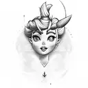 Tinker Bell tattoo design idea