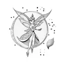 Tinker Bell tattoo design idea