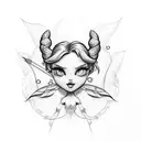 Tinker Bell tattoo design idea