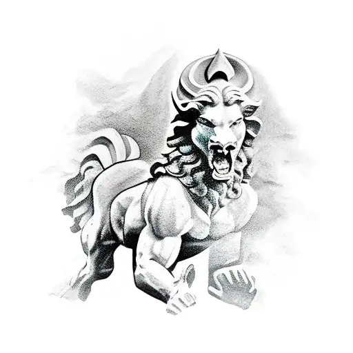 spartan and Greek mythology  tattoo design idea