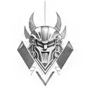 spartan and Greek mythology  tattoo design idea