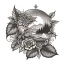 couples tattoo for lesbians who love nature  tattoo design idea