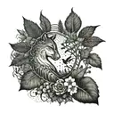 couples tattoo for lesbians who love nature  tattoo design idea
