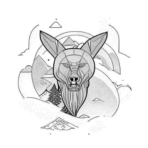 wilderness travel adventure themed tattoo with letters njm in any order tattoo design idea