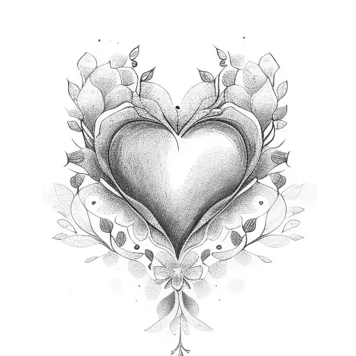 9,100+ Flower And Heart Tattoo Designs Illustrations, Royalty-Free Vector  Graphics & Clip Art - iStock