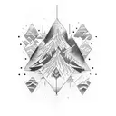 forest creek  tattoo design idea