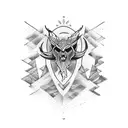 forest creek  tattoo design idea