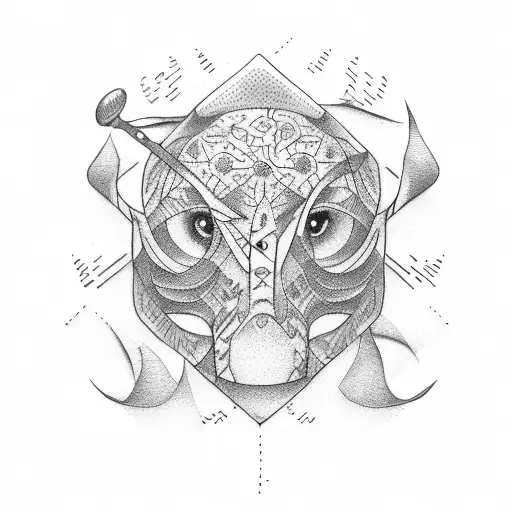 triathlon tattoo design idea