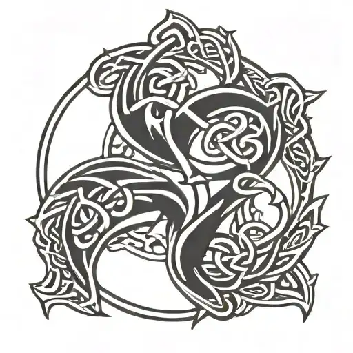 Celtic symbol for breathe symbol tattoo design idea