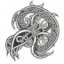 Celtic symbol for breathe symbol tattoo design idea