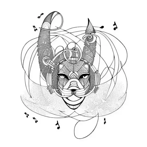 Music tattoo design idea