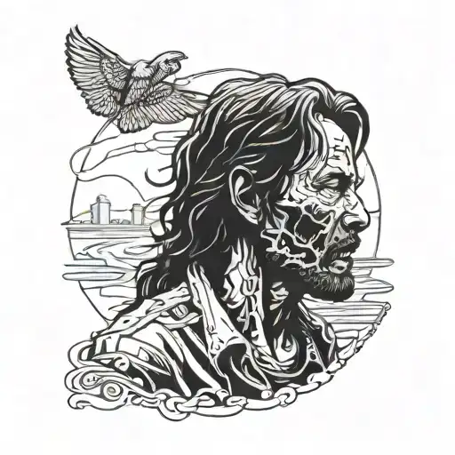 the walking dead  tattoo design idea