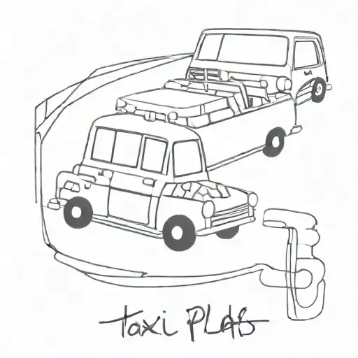 twenty one pilots "taxi cab" tattoo design idea
