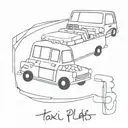 twenty one pilots "taxi cab" tattoo design idea
