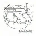 twenty one pilots "taxi cab" tattoo design idea
