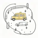 twenty one pilots "taxi cab" tattoo design idea